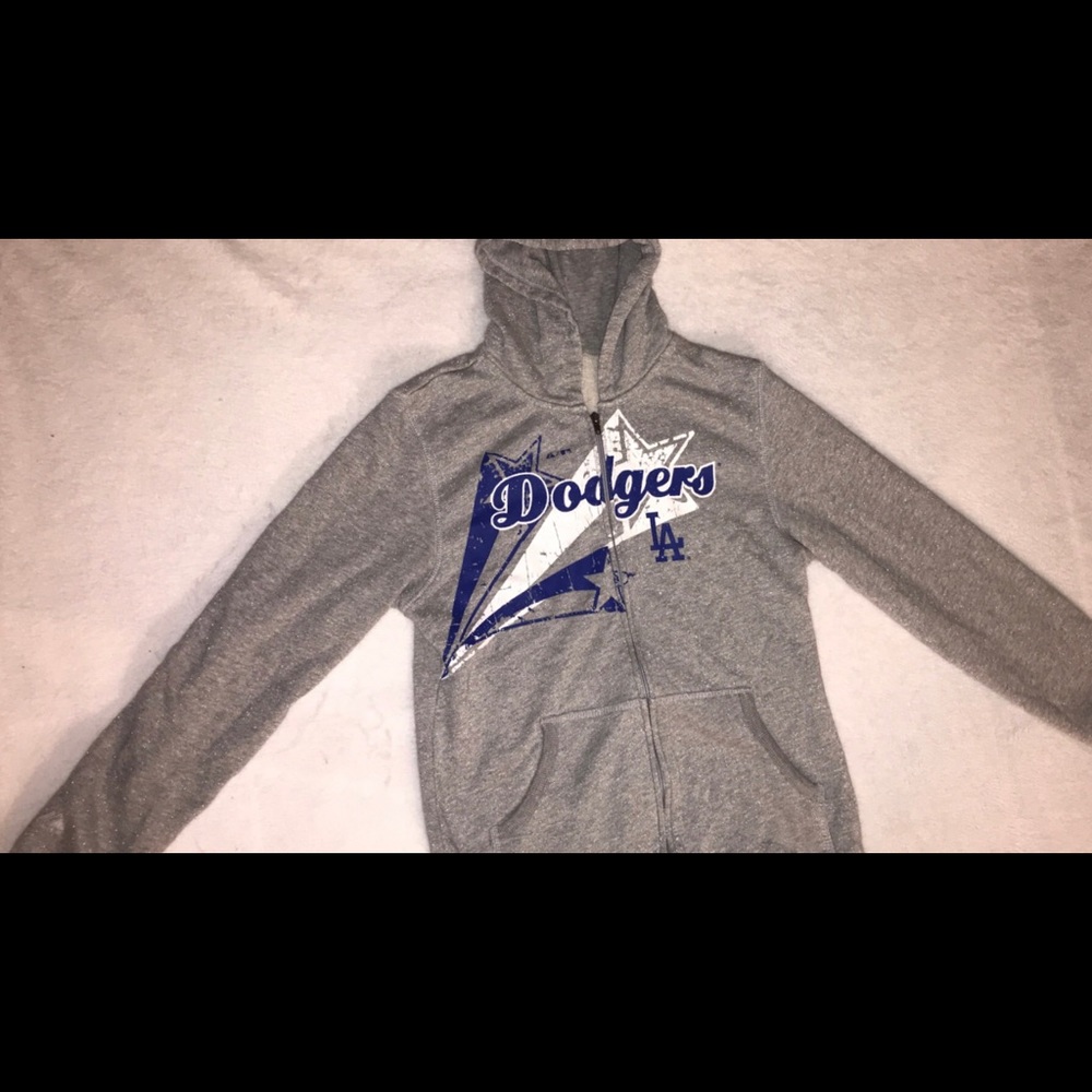 Vintage Dodger Zip Up Jacket